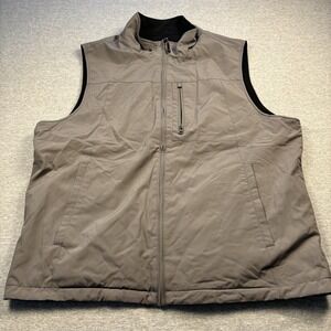 IZOD Tech Dobby Wind Water Resistant Golf Vest Reversible Classic